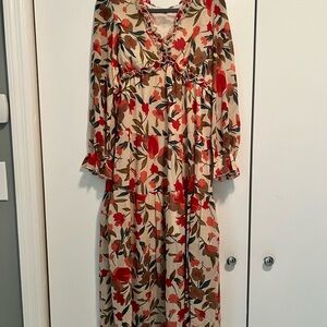 Floral Print Women's Dress
